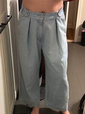 Universal Thread Light Blue Wide Leg Denim Pants
